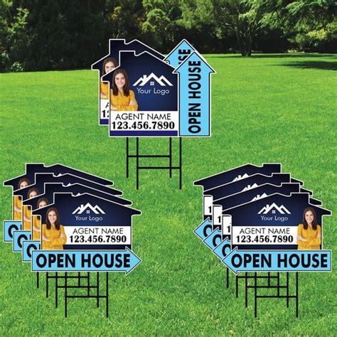 metal signs in house|metal open house signs.